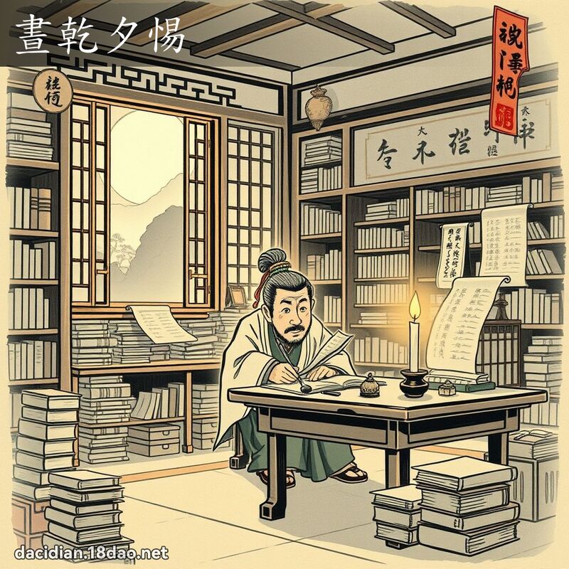 晝乾夕惕 配图
