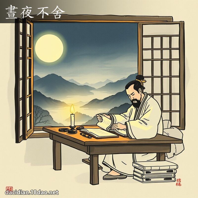 晝夜不舍 配图