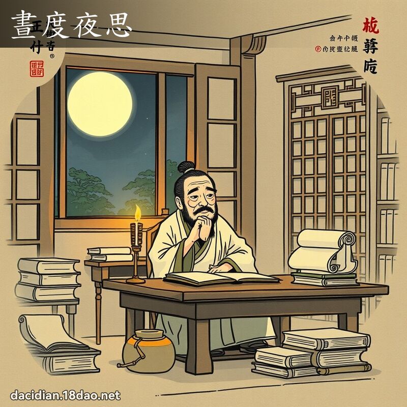 晝度夜思 配图
