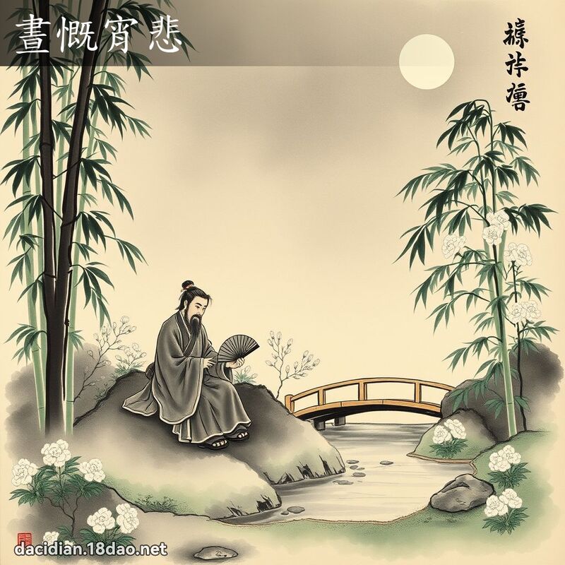 晝慨宵悲 配图