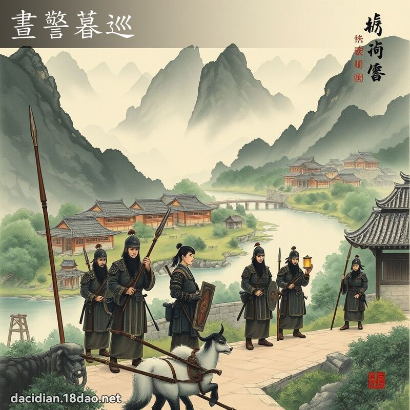 晝警暮巡 配图