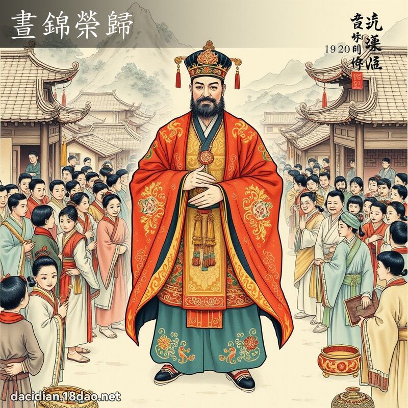 晝錦榮歸 配图
