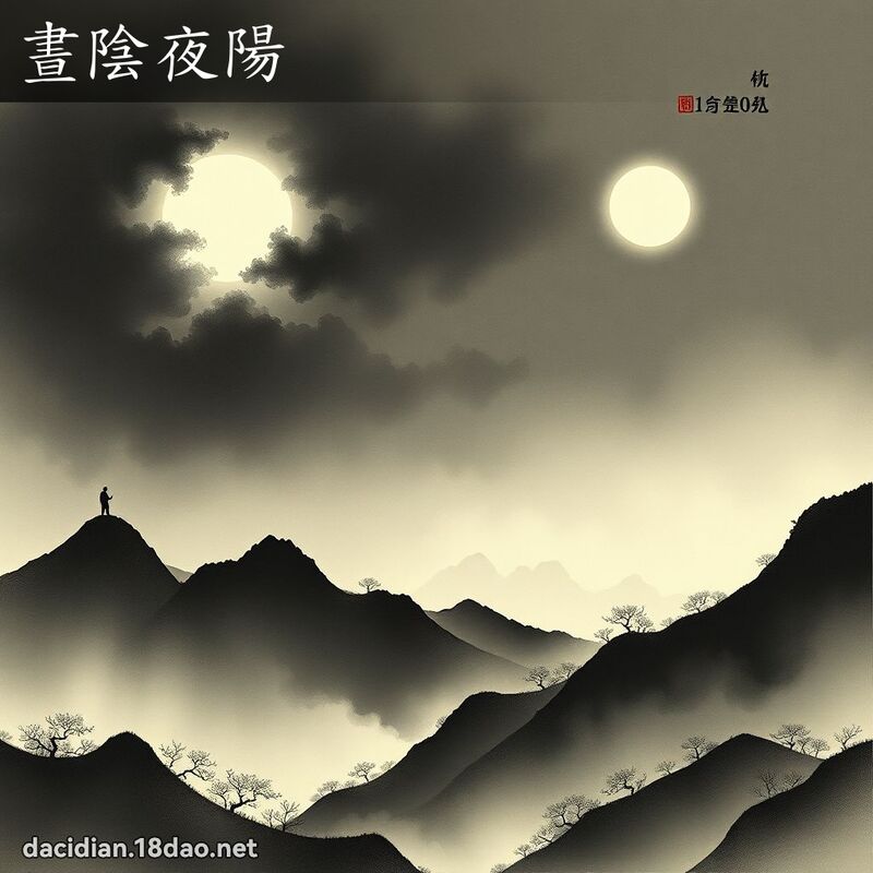 晝陰夜陽 配图