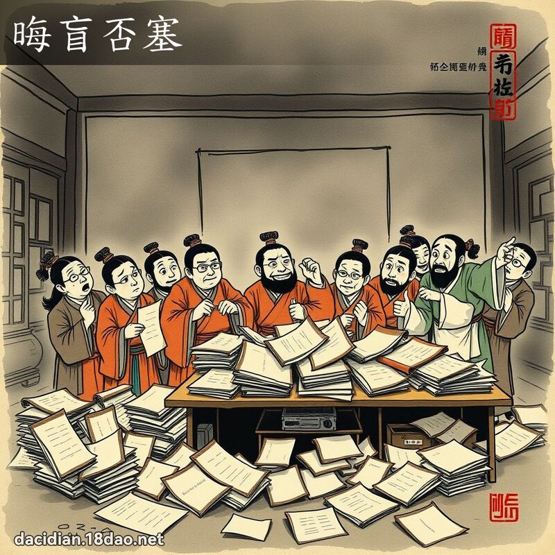 晦盲否塞 配图