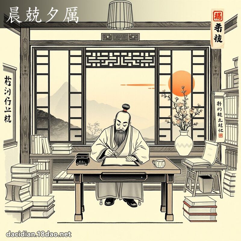 晨兢夕厲 配图