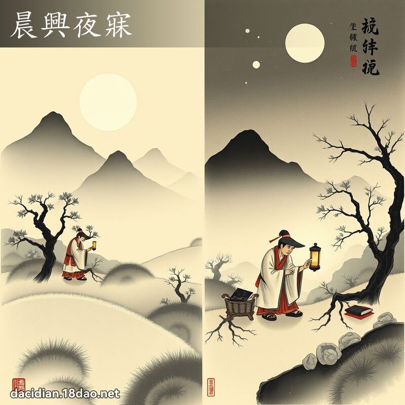 晨興夜寐 配图