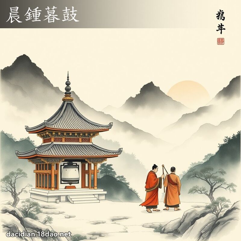 晨鍾暮鼓 配图