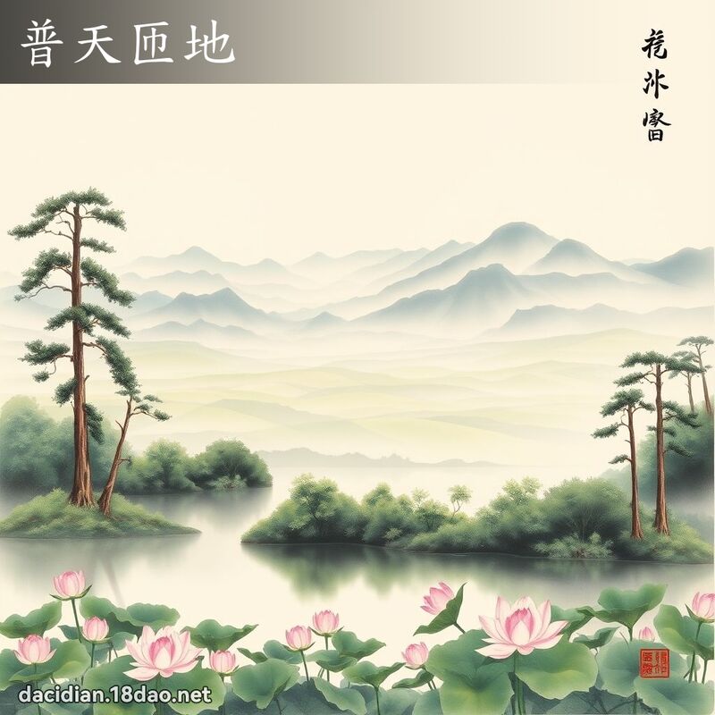 普天匝地 配图