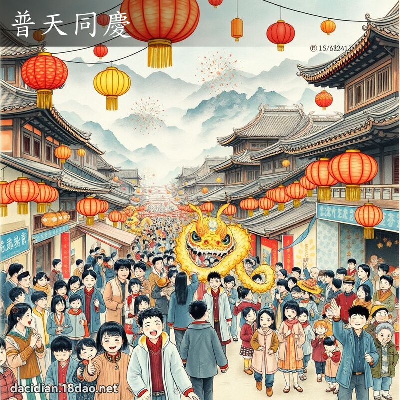 普天同慶 配图