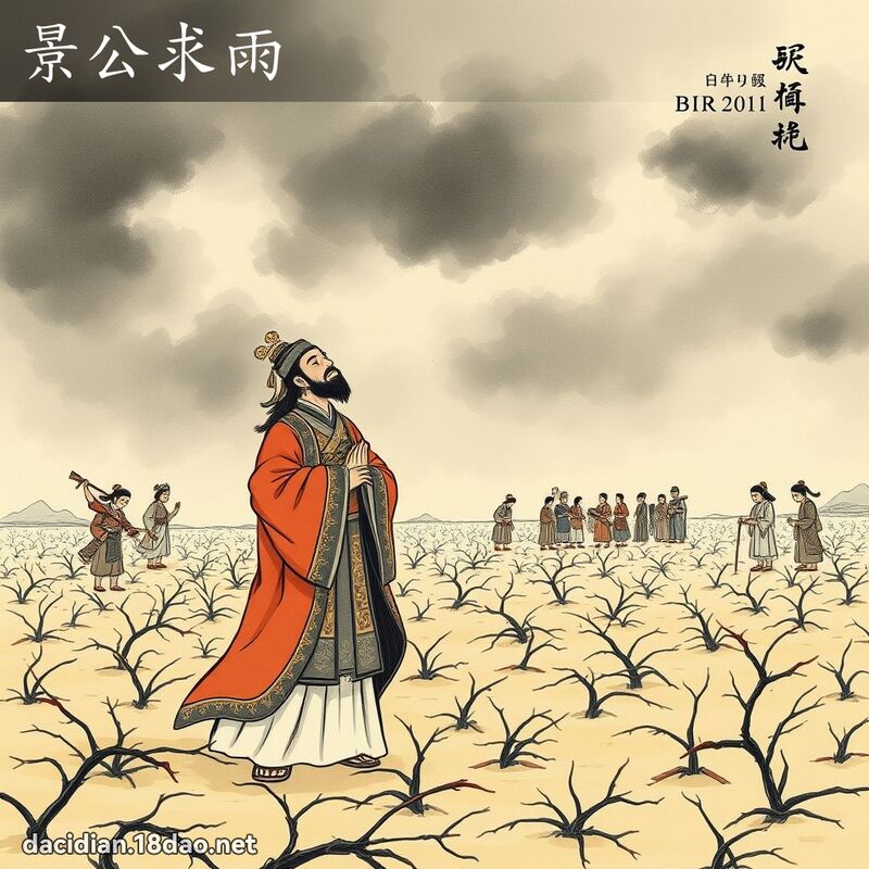景公求雨 配图