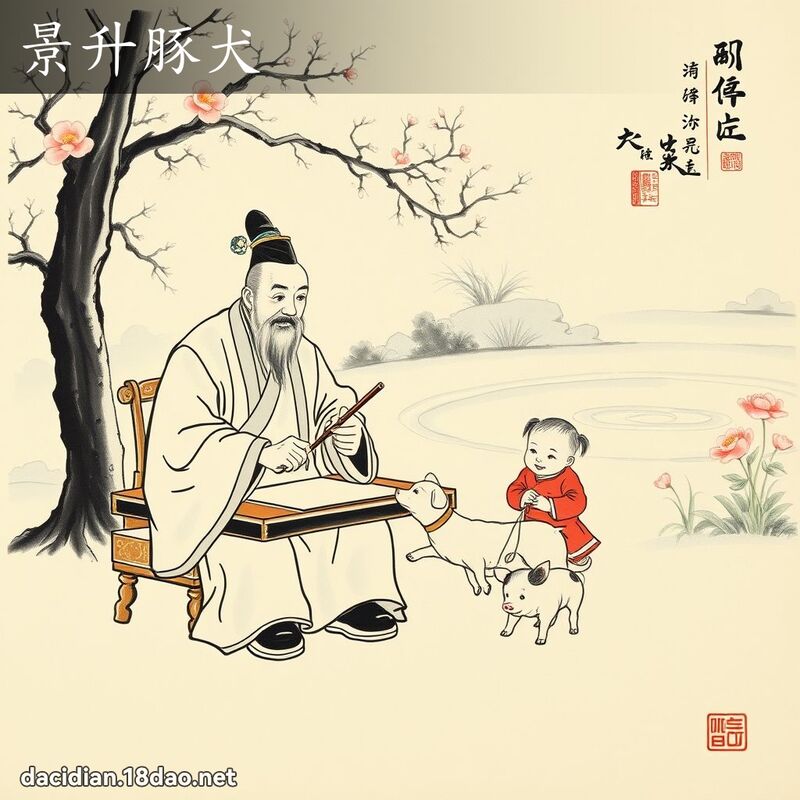 景升豚犬 配图