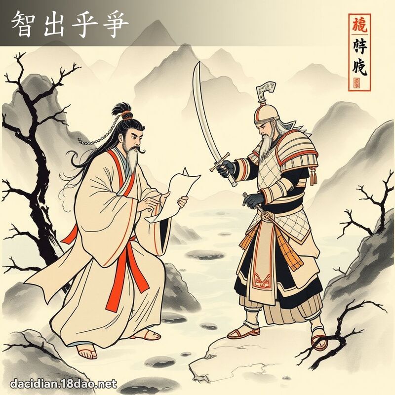 智出乎爭 配图