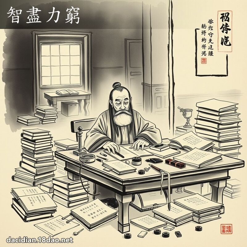 智盡力窮 配图