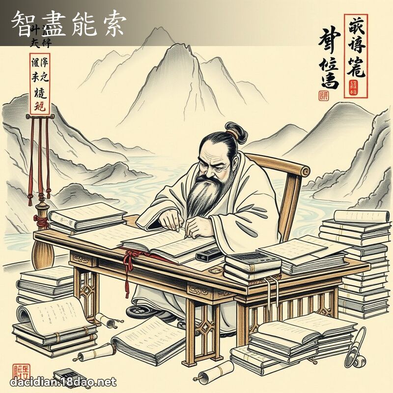 智盡能索 配图