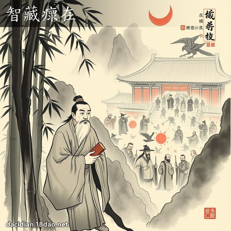 智藏瘝在 配图