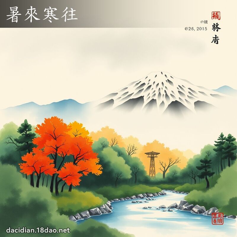 暑來寒往 配图