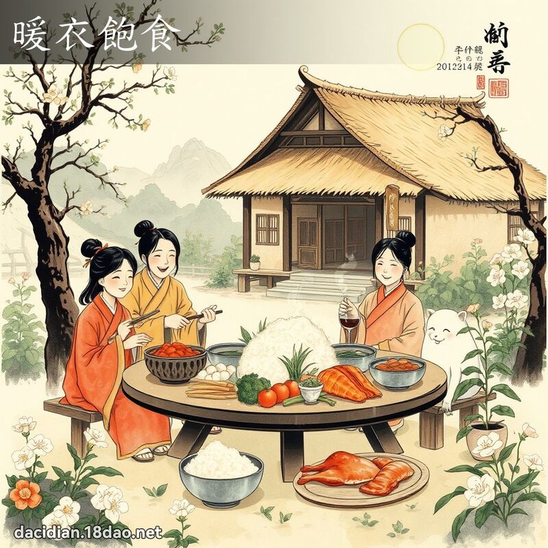 暖衣飽食 配图