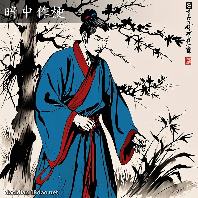 暗中作梗 配图