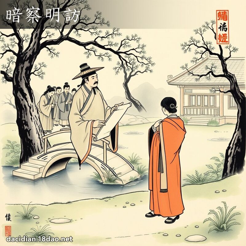 暗察明訪 配图