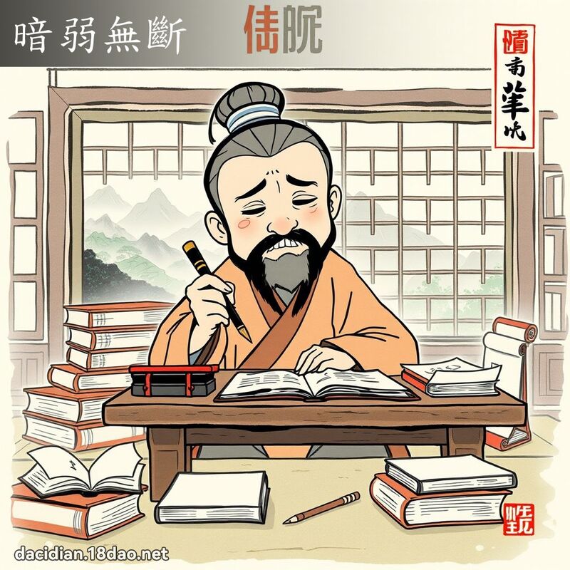 暗弱無斷 配图