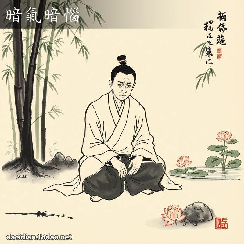 暗氣暗惱 配图