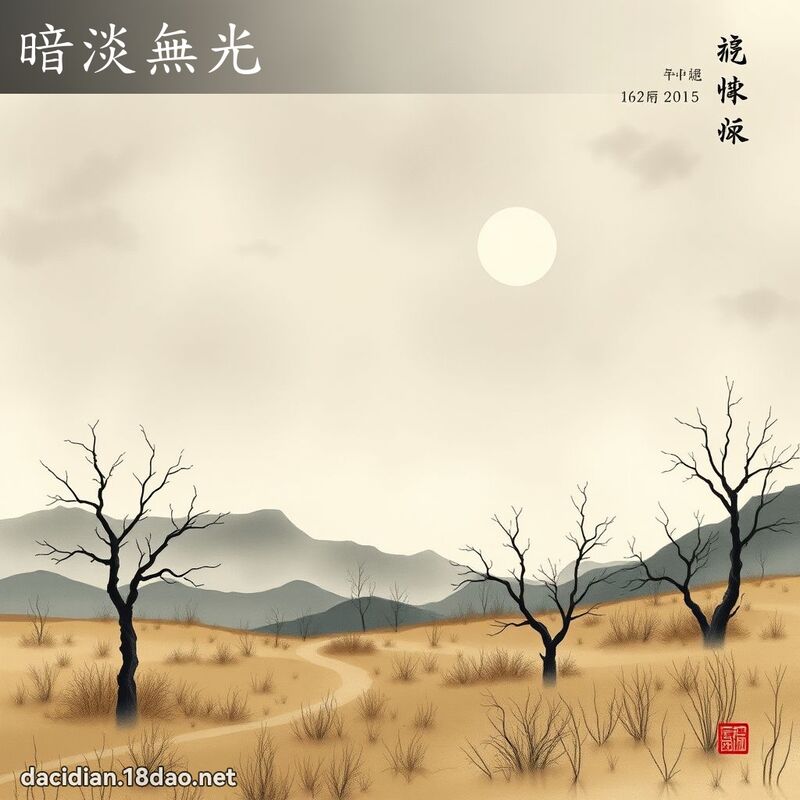 暗淡無光 配图
