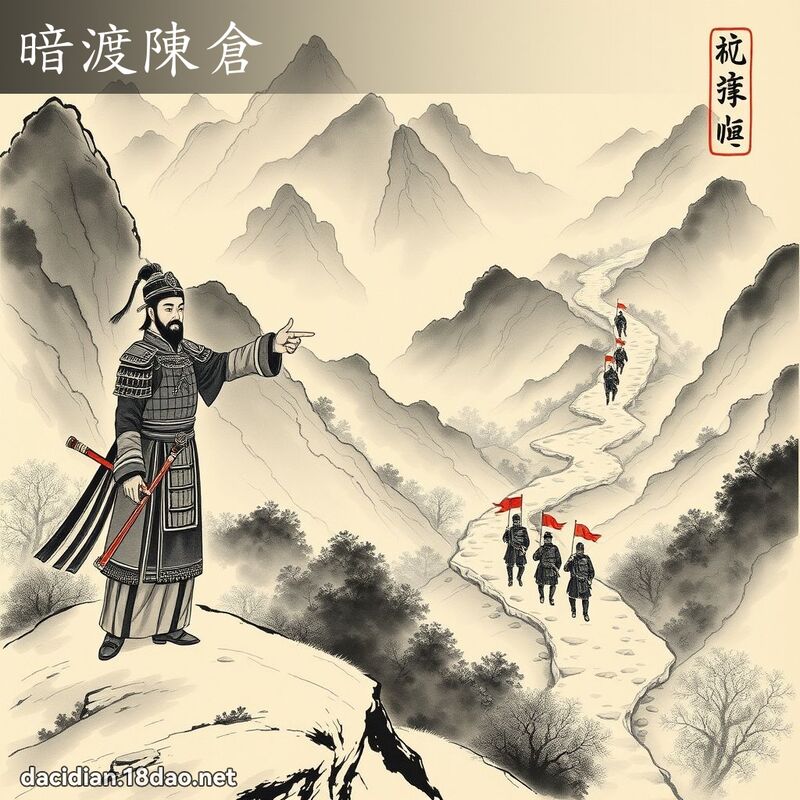 暗渡陳倉 配图