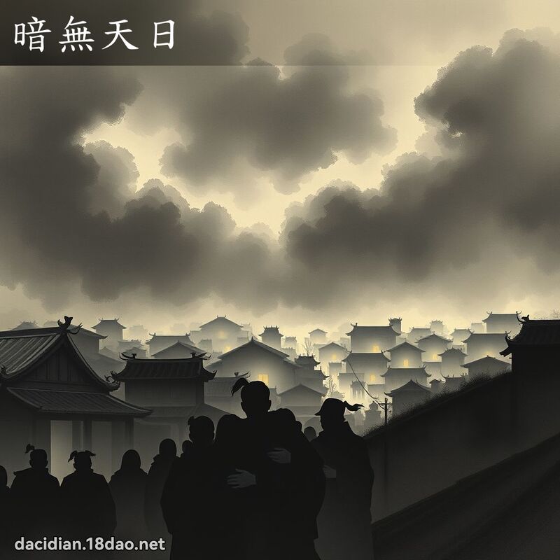 暗無天日 配图