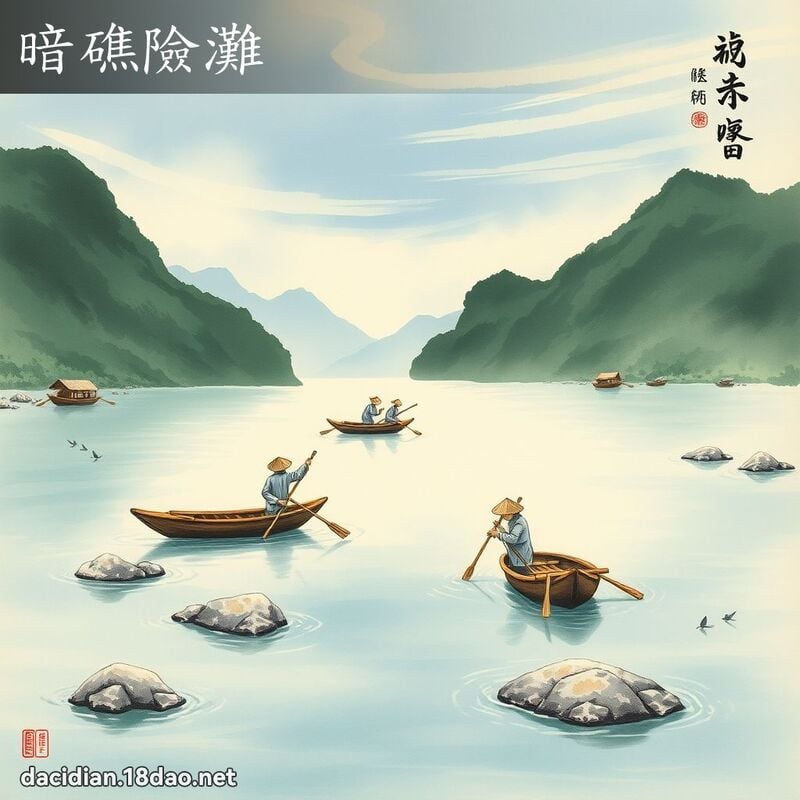 暗礁險灘 配图