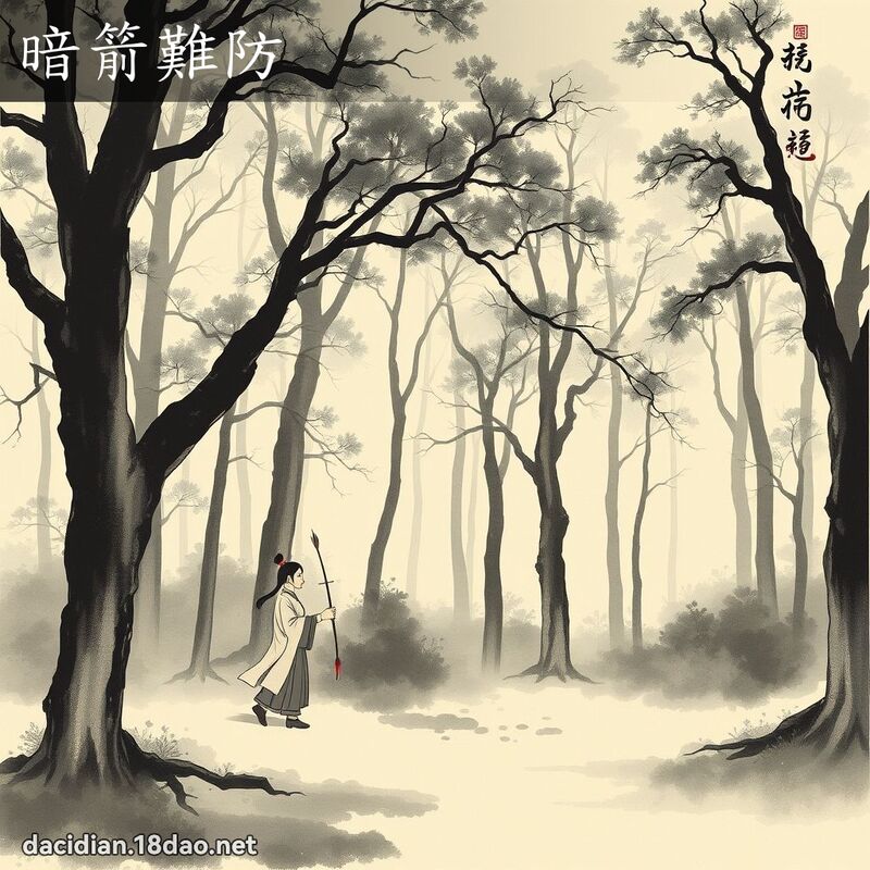 暗箭難防 配图