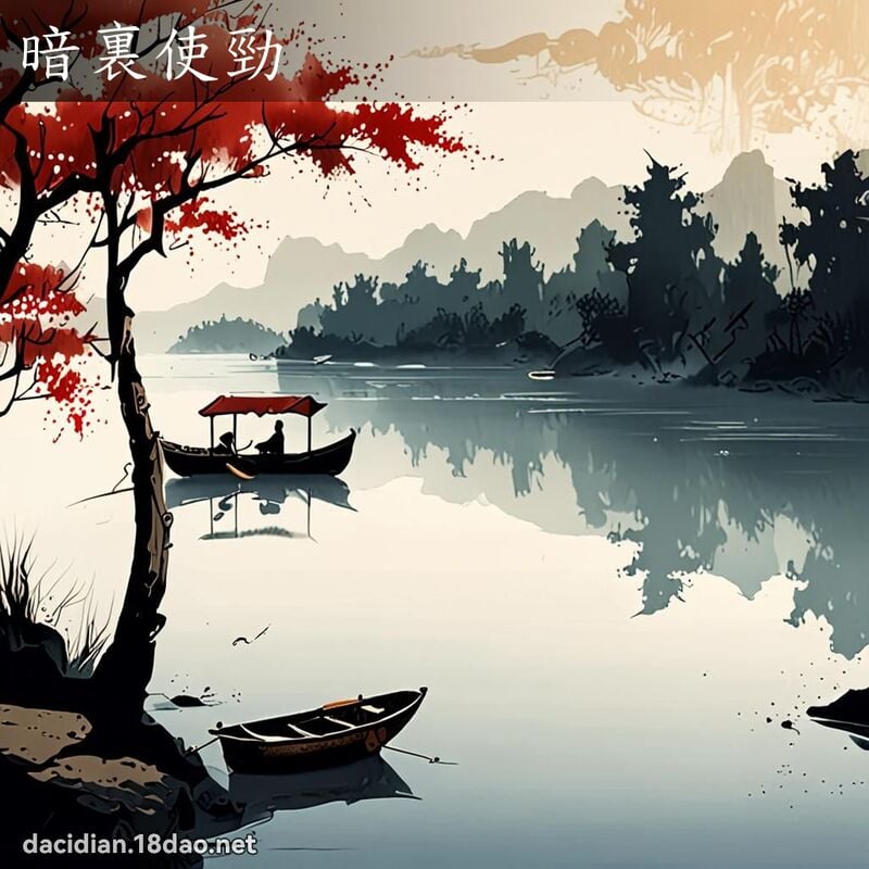 暗裏使勁 配图