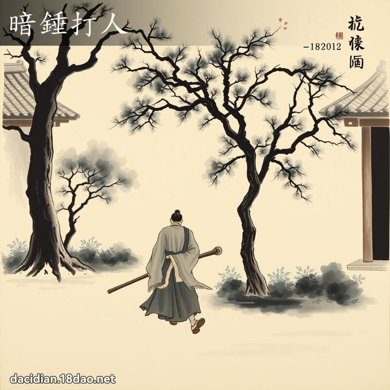 暗錘打人 配图
