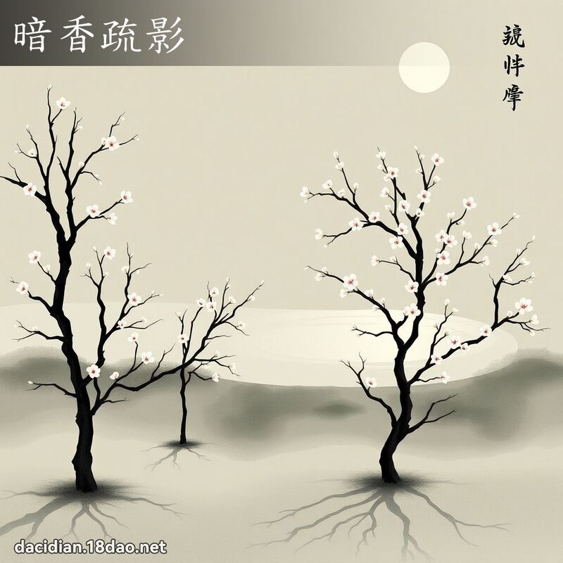 暗香疏影 配图