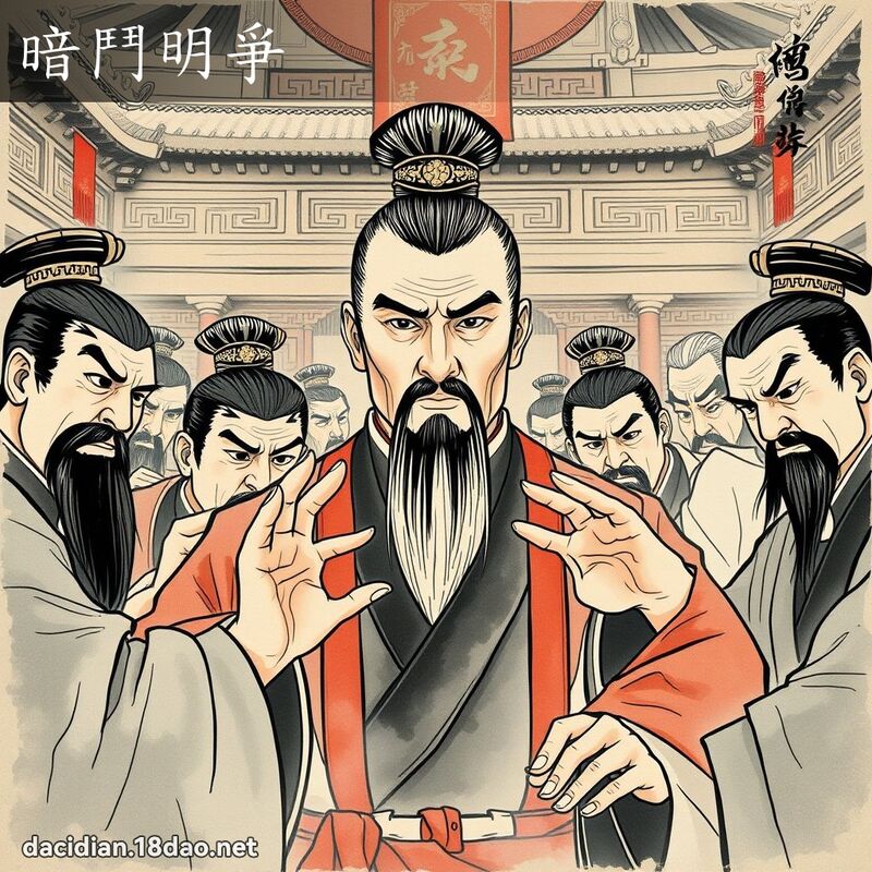 暗鬥明爭 配图