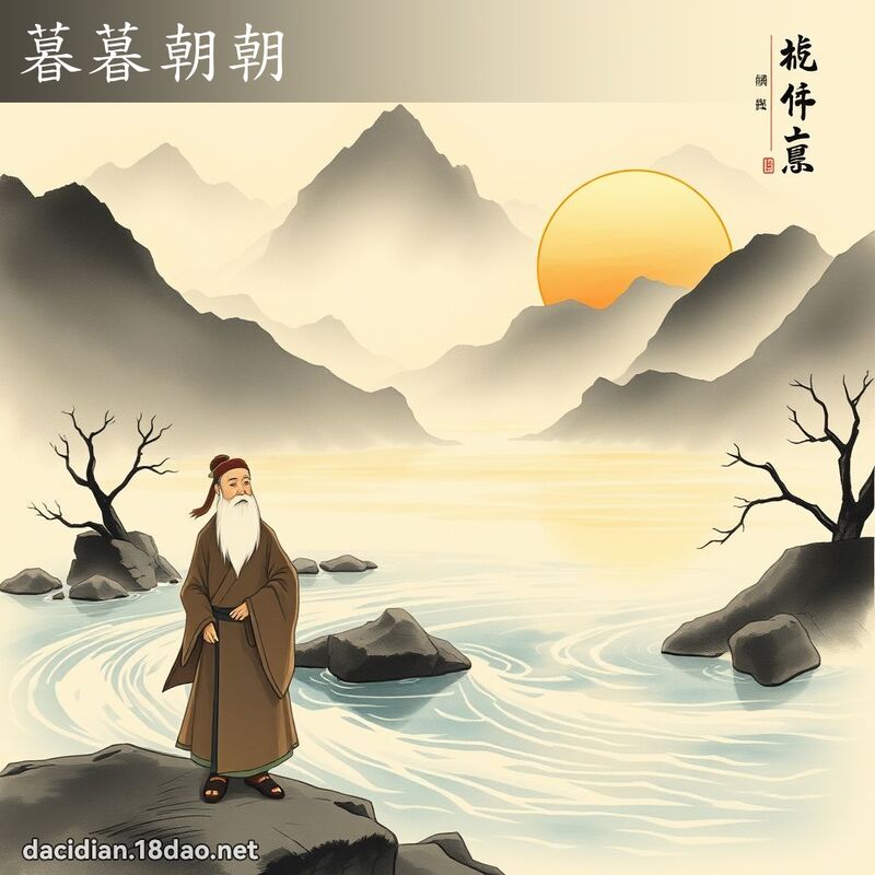 暮暮朝朝 配图
