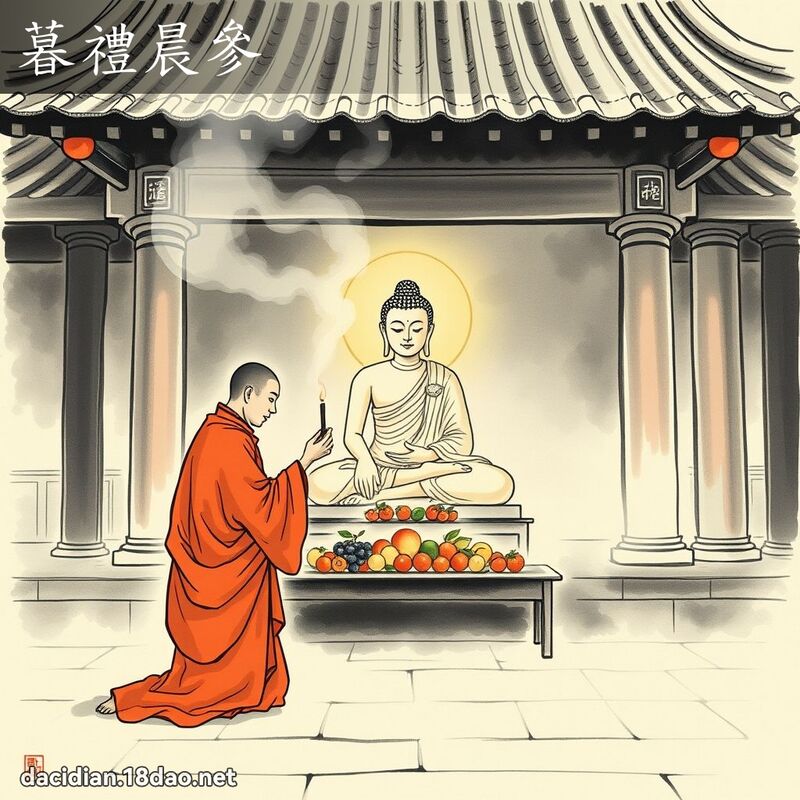 暮禮晨參 配图