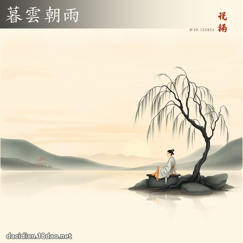 暮雲朝雨 配图