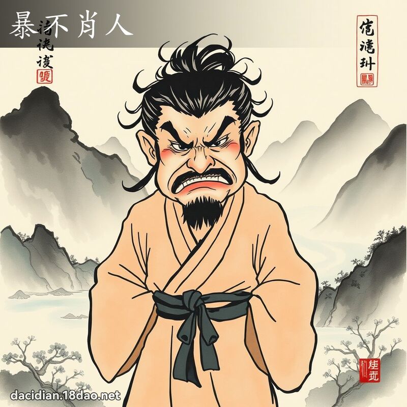 暴不肖人 配图