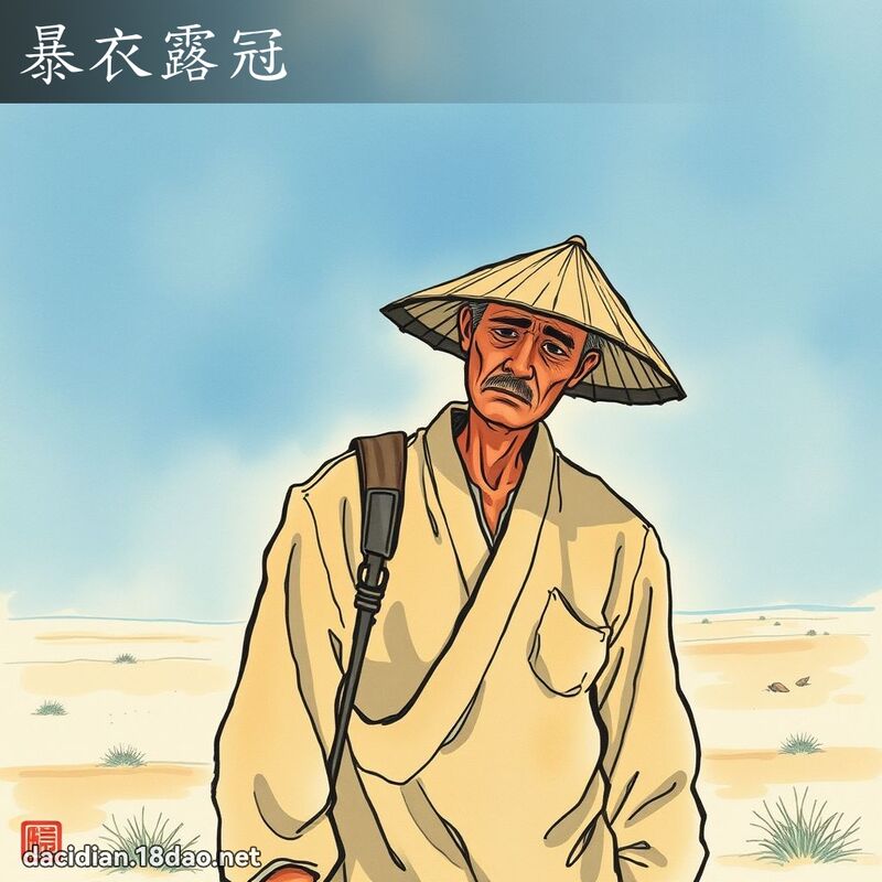 暴衣露冠 配图