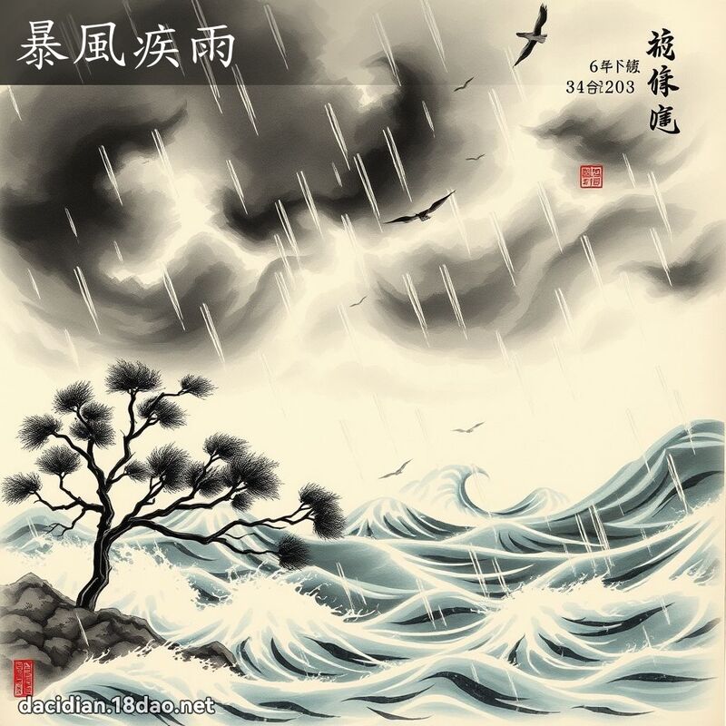 暴风疾雨 配图