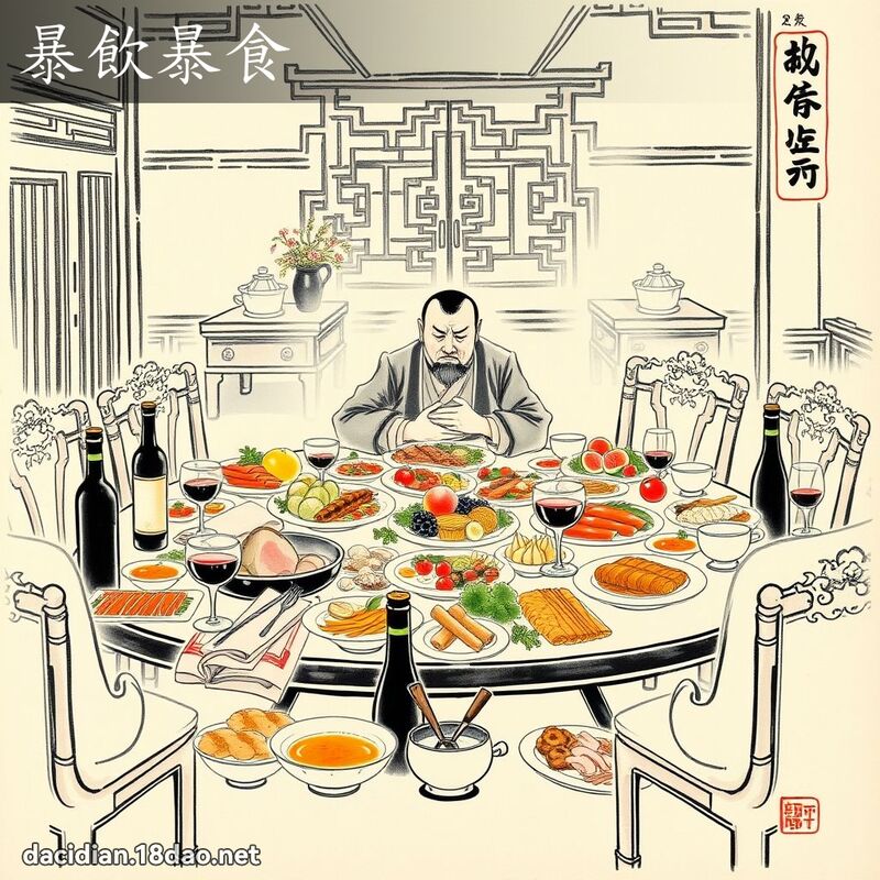 暴饮暴食 配图