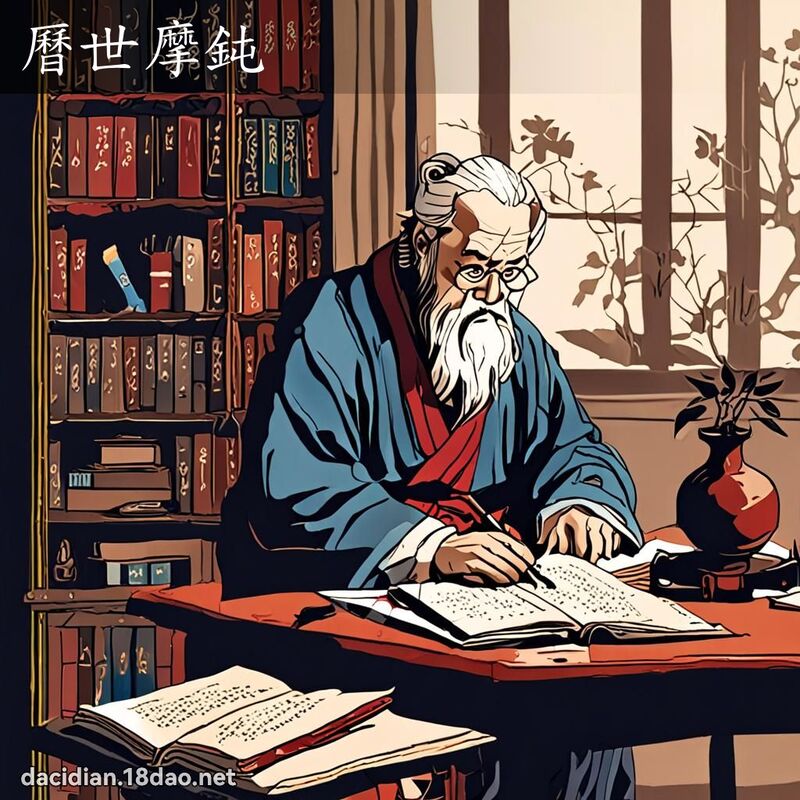 历世摩钝 配图