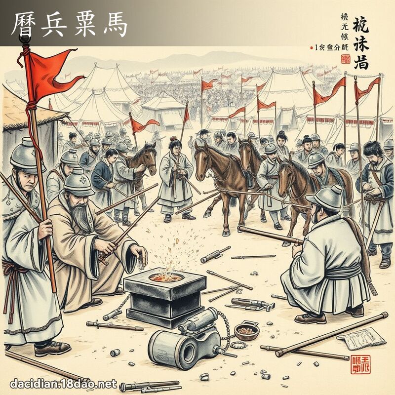 历兵粟马 配图