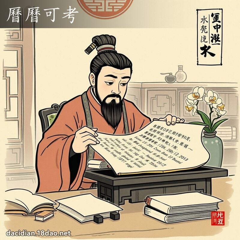 历历可考 配图