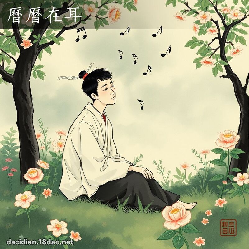 历历在耳 配图
