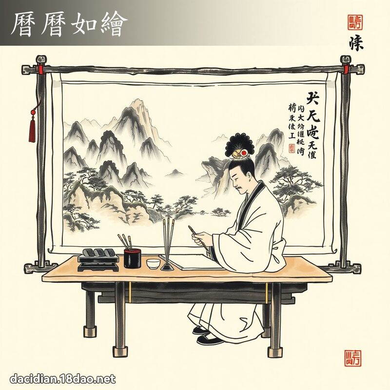 历历如绘 配图