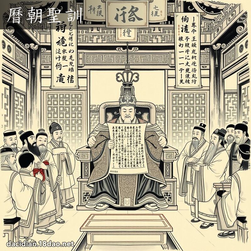 历朝圣训 配图