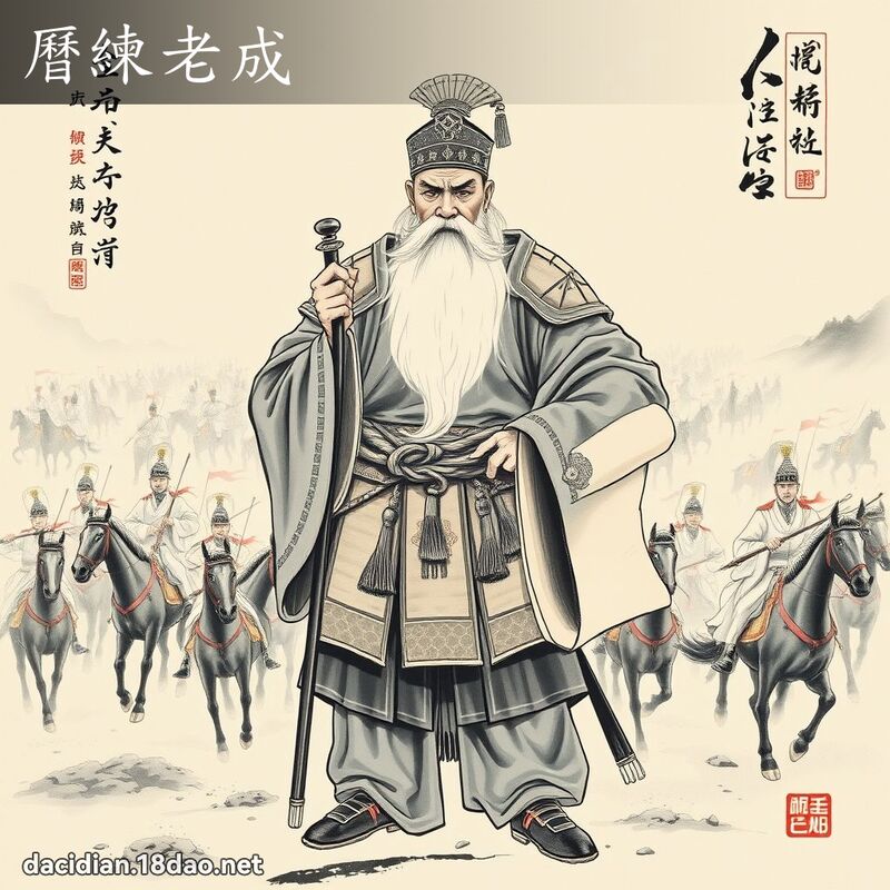 历练老成 配图