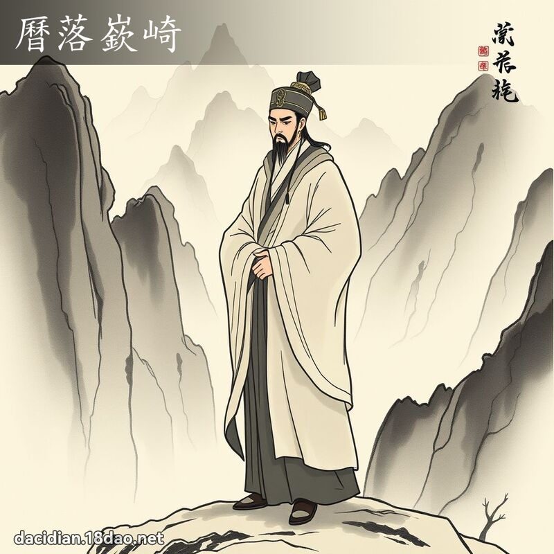 历落嶔崎 配图