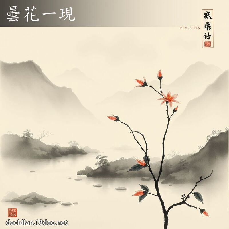 曇花一现 配图